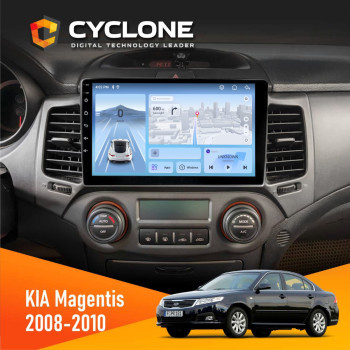 Штатна магнітола KIA Magentis 2008-2010 Universal Cyclone C9-012 4x64 DSP 4G