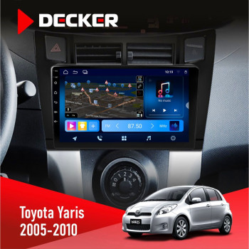 Штатная магнитола Toyota Yaris 2005-2010 Decker D9-008 8x128 DSP 4G