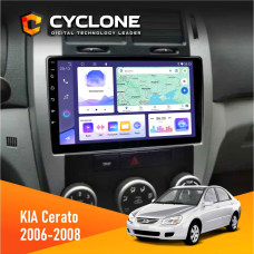 Штатная магнитола KIA Cerato 2006-2008 Conditioner Cyclone C9008 4x64, DSP