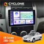 Штатная магнитола KIA Cerato 2006-2008 Conditioner Cyclone C9008 4x64, DSP