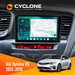 Штатная магнитола Kia Optima K5 2013-2015 Cyclone C9-013 4x64 DSP 4G