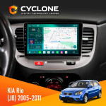Штатна магнітола KIA Rio (JB) 2005-2011 Cyclone C9-013 4x64 DSP 4G