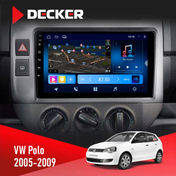 Штатная магнитола Volkswagen Polo 2005-2009 Decker D9-008 8x128 DSP 4G