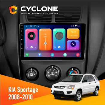  Штатна магнітола KIA Sportage 2008-2010 Cyclone C9CPL 2x32