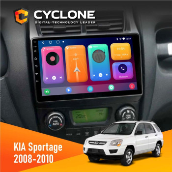  Штатна магнітола KIA Sportage 2008-2010 Climate Cyclone C9CPL 2x32