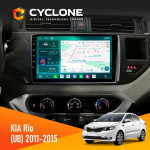 Штатна магнітола KIA Rio 2015-2017 Cyclone C9-013 4x64 DSP 4G