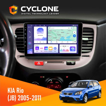 Штатна магнітола KIA Rio (JB) 2005-2011 Cyclone C9-011 4x64, DSP