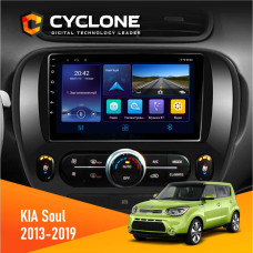  Штатна магнітола KIA Soul 2013-2019 Cyclone C9006 4x64, DSP, DVR