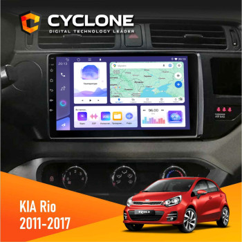 Штатна магнітола KIA Rio (QB) 2011-2017 Cyclone C9-011 4x64, DSP