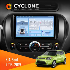 Штатная магнитола KIA Soul 2013-2019 Cyclone C9009 4x64, DSP, 4G, 2k