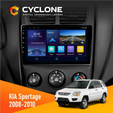  Штатна магнітола KIA Sportage 2008-2010 Cyclone C9006 4x64, DSP, DVR
