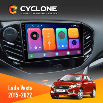 Штатная магнитола Lada Vesta  2015-2022 Cyclone C9CPL 2x32