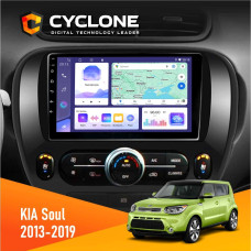 Штатная магнитола KIA Soul 2013-2019 Cyclone C9008 4x64, DSP