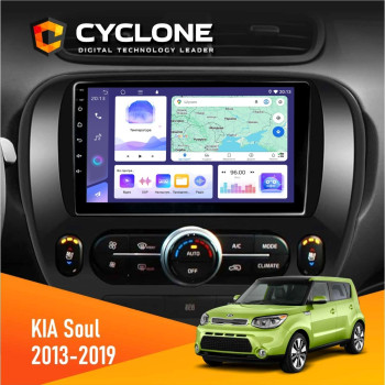 Штатна магнітола KIA Soul 2013-2019 Cyclone C9-011 4x64, DSP