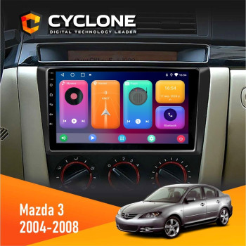 Штатная магнитола Mazda 3 2004-2008 Cyclone C9CPL 2x32