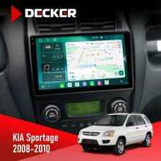 Штатная магнитола KIA Sportage 2008-2010 Climate Decker D9004 6x128, DSP 360, 2k