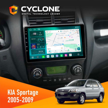 Штатная магнитола KIA Sportage 2008-2010 Climate Cyclone C9-013 4x64 DSP 4G