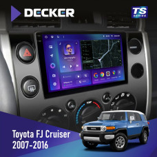 Штатная магнитола Toyota FJ Cruiser 2007-2016 Decker TS9004 TS 6x128, DSP 4G, 2k