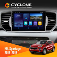  Штатна магнітола Kia Sportage 4 QL 2016-2018 CAN Cyclone C9006 4x64, DSP, DVR