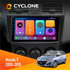  Штатна магнітола Mazda 5 (Premacy) 2010-2015 Cyclone C9CPL 2x32