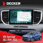 Штатная магнитола Kia Sportage 4 2018-2020 Cyclone C9-013 4x64 DSP 4G