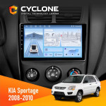 Штатная магнитола KIA Sportage 2008-2010 Cyclone C9-012 4x64 DSP 4G