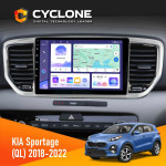 Штатная магнитола KIA Sportage 4 2018-2020 Cyclone C9-011 4x64, DSP
