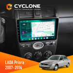 Штатная магнитола Lada Priora 2007-2014 Cyclone C9-013 4x64 DSP 4G
