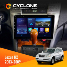  Штатна магнітола Lexus RX 2003-2007 Cyclone C9006 4x64, DSP, DVR