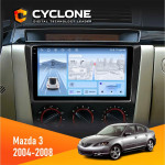 Штатная магнитола Mazda 3 2004-2008 Cyclone C9-012 4x64 DSP 4G