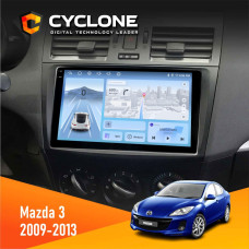 Штатная магнитола Mazda 3 2009-2013 Cyclone C9009 4x64, DSP, 4G, 2k