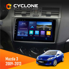  Штатна магнітола Mazda 3 2009-2013 Cyclone C9006 4x64, DSP, DVR