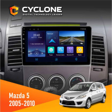  Штатна магнітола Mazda 5 (Premacy) 2005-2010 Cyclone C9006 4x64, DSP, DVR