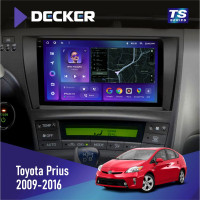 Штатная магнитола Toyota Prius 2009-2016 Decker TS9004 TS 6x128, DSP 4G, 2k