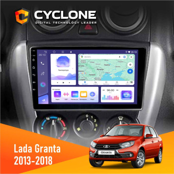 Штатна магнітола Lada Granta 2013-2018 Cyclone C9-011 4x64, DSP