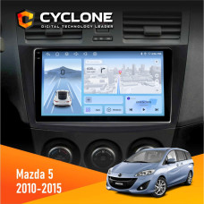 Штатная магнитола Mazda 5 (Premacy) 2010-2015 Cyclone C9009 4x64, DSP, 4G, 2k