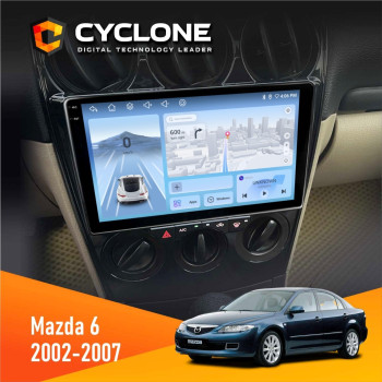 Штатная магнитола Mazda 6 2002-2007 Cyclone C9-012 4x64 DSP 4G