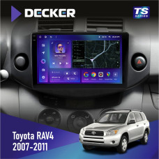 Штатная магнитола Toyota RAV4 2007-2011 Decker TS9004 TS 6x128, DSP 4G, 2k