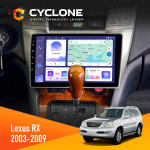 Штатная магнитола Lexus RX 2003-2007 Cyclone C9-011 4x64, DSP