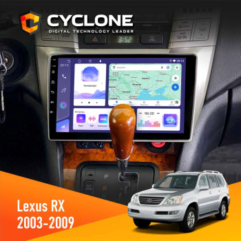 Штатна магнітола Lexus RX 2003-2007 Cyclone C9-011 4x64, DSP