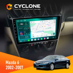 Штатная магнитола Mazda 6 2002-2007 Cyclone C9-013 4x64 DSP 4G