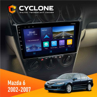 Штатная магнитола Mazda 6 GH 2007-2012 Cyclone C9006 4x64, DSP, DVR