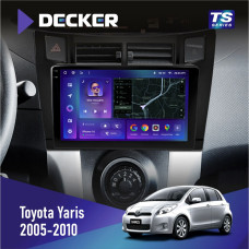 Штатная магнитола Toyota Yaris 2005-2010 Decker TS9004 TS 6x128, DSP 4G, 2k
