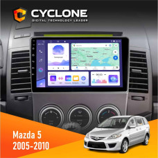 Штатная магнитола Mazda 5 (Premacy) 2005-2010 Cyclone C9008 4x64, DSP