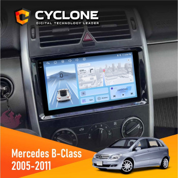 Штатна магнітола Mercedes-Benz B-Class (T245) 2005-2011 AMP Cyclone C9-012 4x64 DSP 4G