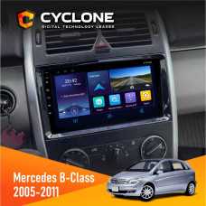  Штатна магнітола Mercedes-Benz B-Class T245 2005-2011 AMP Cyclone C9006 4x64, DSP, DVR