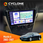 Штатная магнитола Mazda 6 2002-2007 Cyclone C9-011 4x64, DSP
