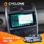 Штатная магнитола Mercedes-Benz B-Class (W245) 2005-2011 AMP Cyclone C9-013 4x64 DSP 4G