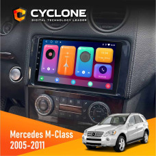  Штатна магнітола Mercedes-Benz M-Class W164 2005-2011 Cyclone C9CPL 2x32