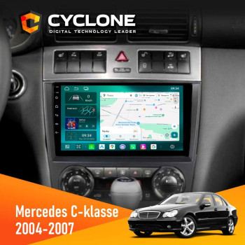Штатная магнитола Mercedes-Benz C-Class (W203) 2004-2007 Cyclone C9-013 4x64 DSP 4G
